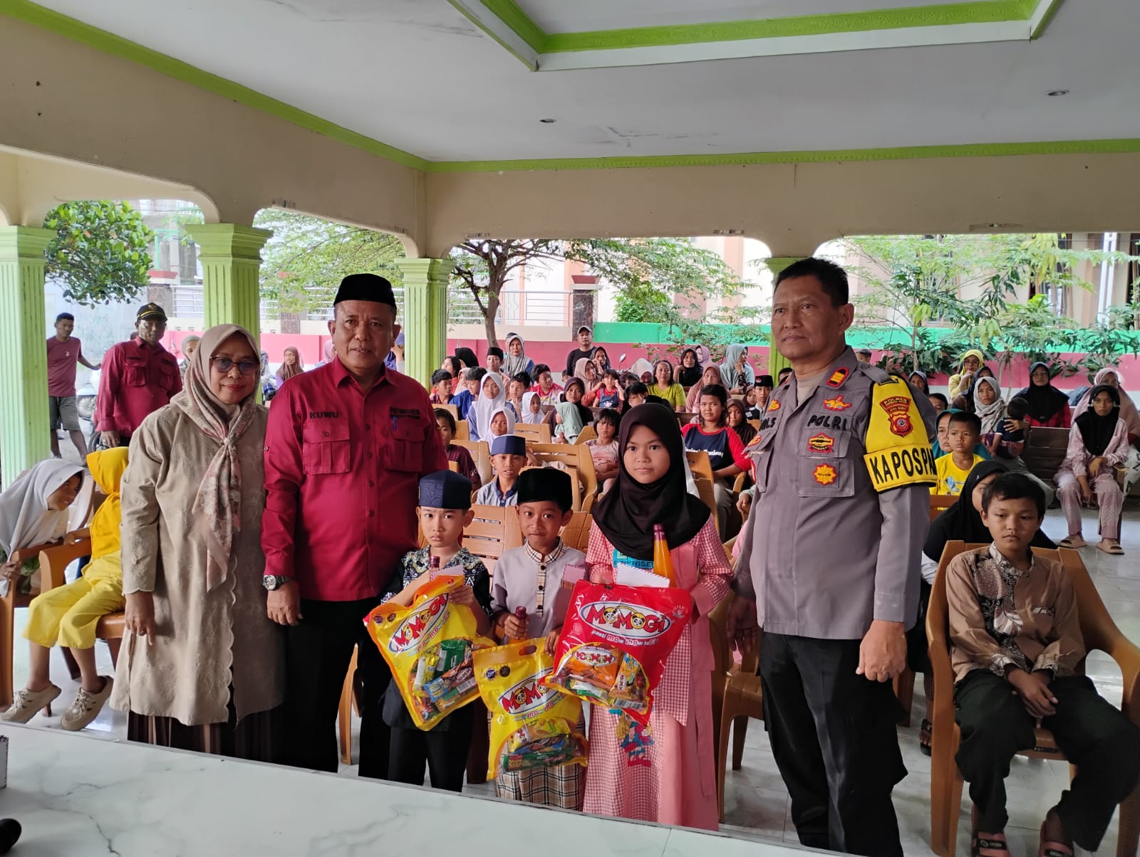 Kuwu Mundupesisir Menggelar Kegiatan Sosial Santunan Anak Yatim Piatu